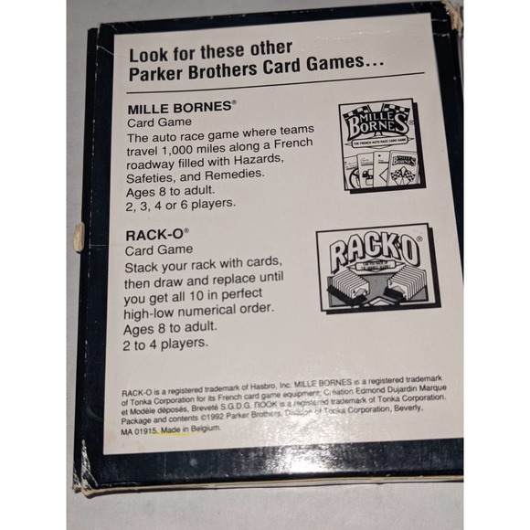 Vintage 1992 Rook Card Game Complete Parker Brothers - Picture 6 of 6